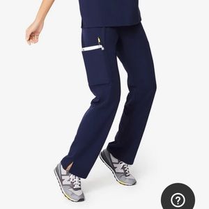 FIGS Navy Kade Cargo Scrub Pants